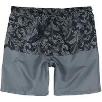 Black premium by emp Short de bain de - Ornament Print Swim Shorts - S - XXL - pour Homme - noir - Taille L