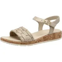 Tamaris Sandales à lanières beige