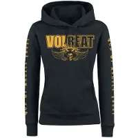 Volbeat Sweat-shirt à capuche de - God Of Angels Trust - S - XXL - pour Femme - noir - Taille XXL