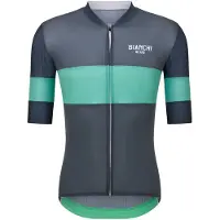Santini Bianchi Milano Race 2025 Short Sleeve Jersey Gris S
