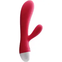 Cotoxo Dolphin & baby - vibromasseur point G clitoridien rechargeable - rouge