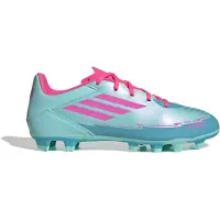 Adidas Bottes de football F50 Club Messi FG/MG Homme Terrain ferme/multiground Flash Aqua/Lucid Pink/Lucid Cyan