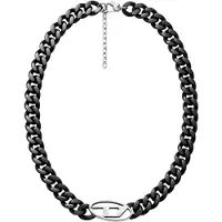 Diesel Chaîne noir / argent