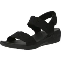 SKECHERS pour femme. 163165 Sandales Arya On The Rise noires (37), 3 à 5 cm, Velcro, Casuel