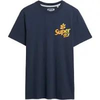Superdry T-Shirt marine / jaune foncé