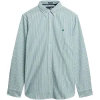 Superdry Chemise turquoise / blanc