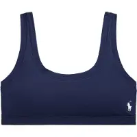 Ralph Lauren Soutien-gorge ' Club Cotton ' bleu marine