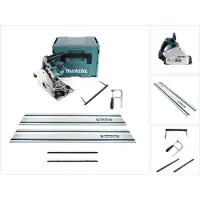 Makita DSP 600 ZJ 2 x 18 V Scie plongeante sans fil 165 mm en Coffret Makpac 4 - sans Batterie ni
