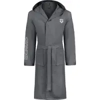 Arena Peignoires de bain de sport 'ZEAL' gris foncé / blanc