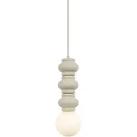QAZQA Suspension rétro beige avec verre mat - Fedde