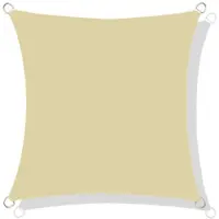 AIO Factory Voile d'ombrage imperméable Codura 5x5 m beige