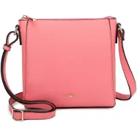 L.credi sac à épaule bandoulière Polly Crossbody Bag Coral corail