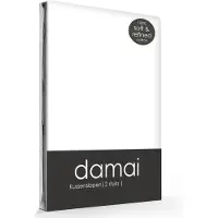 Damai 2 Taies d'Oreiller Damai Blanc (Coton)-80 x 80 cm