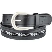 E.L.T Ceinture en cuir Jewel Noir 85 cm