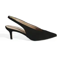 Desa Escarpins à bride arrière 'High Heels' noir