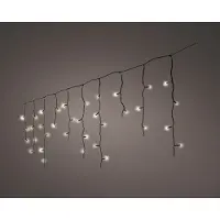 Kaemingk Guirlande lumineuse en forme de cône de glace - 11 mètres - 259 lumières LED - blanc chaud - fonction clignotante