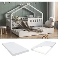 VitaliSpa Matelas pour enfants Blanc 80x150cm H2 Degré de dureté, Model 43706