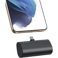 Veger Powerbank 5 000 mAh avec type C PD QC3.0 intégré 3A 20W connexion PlugOn (W0556) noir