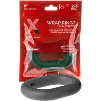 Perfect Fit - Anneau pénien épais - silicone noir - 15cm