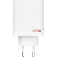 OnePlus Supervooc 120w Dual Usb-c Wall Charger Argenté
