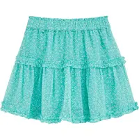 We fashion Jupe menthe / blanc cassé