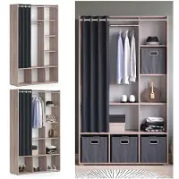 Vicco Armoire Luigi Sonoma 38x178.1cm avec tringle à rideaux, Model 40589