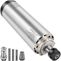 Sans marque Moteur de broche - 2,2 kW - 400 Hz - Refroidi par air - Broche de fraisage - Pour fraiseuses & systèmes de gravure