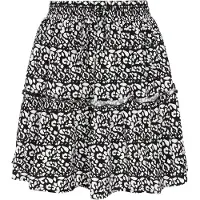 Swirly Jupe 'Back To School' noir / blanc