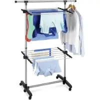 Wenko Séchoir à linge sur roulettes