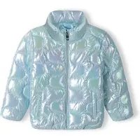 MINOTI Manteau d'hiver , couleur verte, taille 110, pour filles