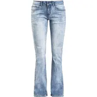 Black premium by emp Jean de - Grace - Jean Bleu Clair Délavé & Retroussé - W26L32 - W34L34 - pour Femme - bleu clair - Taille W31L30