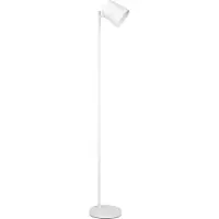TRIO LED, lampadaire, métal, blanc, alimentation par batterie, SMD, H 125 cm