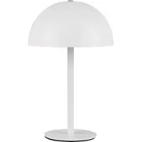 TRIO Lampe de table LED, métal blanc, variateur tactile, batterie, H 21 cm