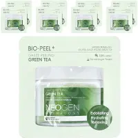 Neogen Bio-Peel+ Gauze Peeling Green Tea disques exfoliants visage éclat et hydratation 8 pcs