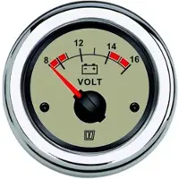 VETUS VLT12N beige Voltmètre 12V