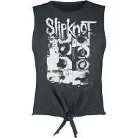 Slipknot Top de - Amplified Collection - Eyes - L - XL - pour Femme - anthracite - Taille L