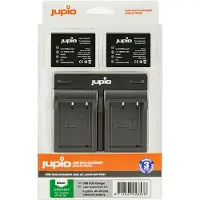Jupio Kit: 2x Batterie NP-W126S + Double Chargeur USB