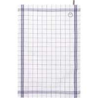 Kariban Pack 10 Essuie-verres à carreaux Origine France Garantie Navy - Kariban K136 - Taille One Size