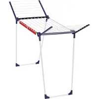 Leifheit Séchoir sur pied Pegasus 160 Solid Slim - 16 mètres de longueur de séchage