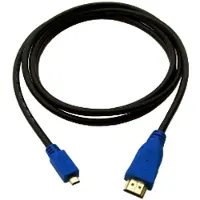 Accell H121C-006B-R câble HDMI 1,8 m HDMI Type A (Standard) HDMI Type D (Micro) Noir, Bleu