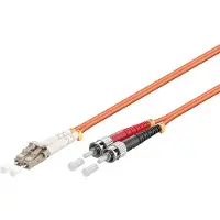 Microconnect LC - ST, 62.5/125 câble de fibre optique 0,5 m Orange