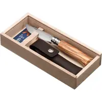 Opinel Nº 08 Olive Wood Pocket Knife Marron