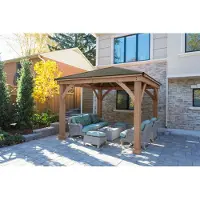 Westmann Pavillon en bois Devon 1212 Naturel 366x366x320 cm
