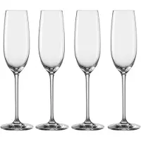Schott zwiesel Flûte à champagne Vinos 7 4 pièces, Verres à vin, Transparent