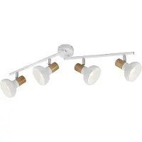 TRIO Plafonnier Latika 4 lumières blanc
