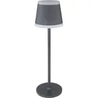 Globo Lighting Lampe de table métal gris mat, LED