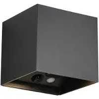 RL LIVE YOUR LIGHT Applique murale rechargeable Genie Noir avec capteur