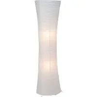Brilliant Lampe sur pied Becca | lampadaire moderne et décoratif | blanc | métal/papier | 2x E27 max. 40 W