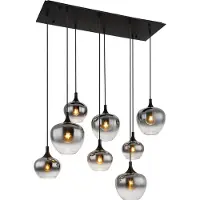 Globo Lighting Lampe suspendue droite Maxy 8 lumières