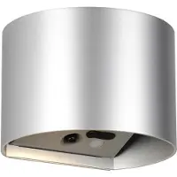 TRIO Applique murale rechargeable Genie gris argenté avec capteur